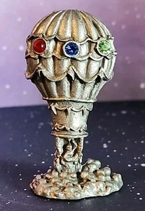 Vintage 1997 Heißluftballon Zauberer von Oz Comstock Schmuck Zinnfigur - Bild 1 von 10