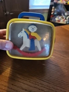 Vintage Musical WIND UP Schaukelpferd Kinderspielzeug spielt Wish Upon a Star Musik - Bild 1 von 7