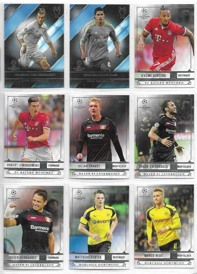 Hakan Calhanoglu BAYER 04 LEVERKUSEN 2016/17 UEFA Champions League Base #18 - Image 1 of 1