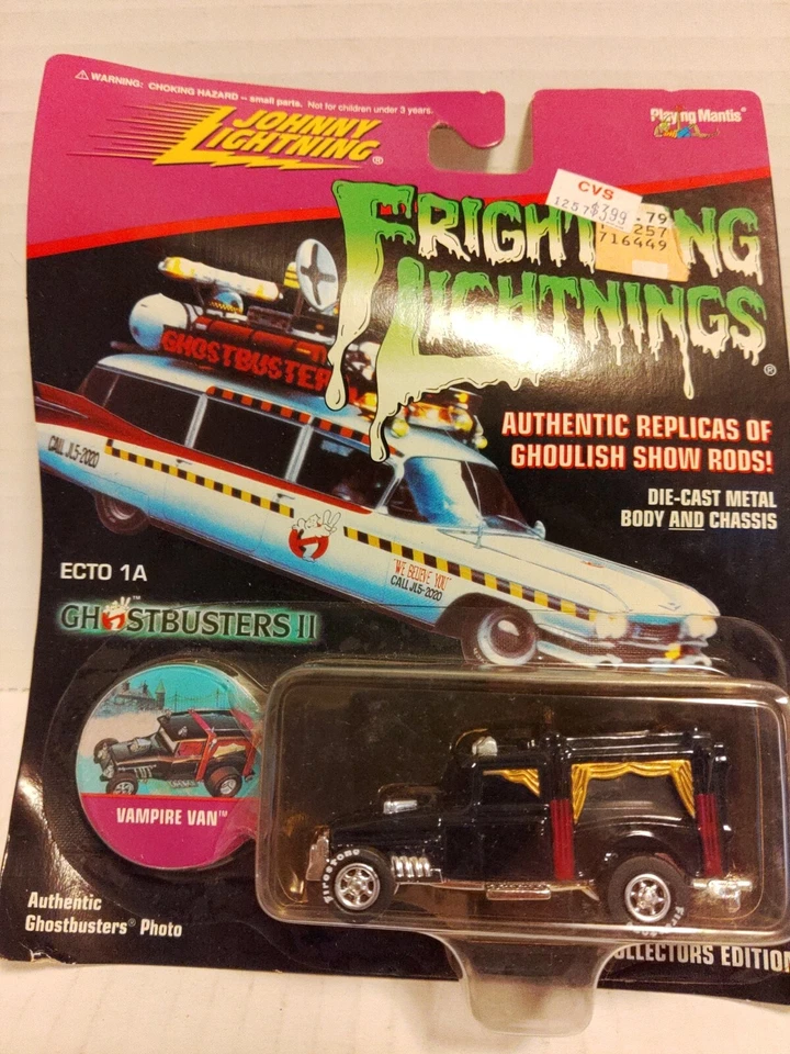 1997 Johnny Lightning Frightning Lighting Ghostbusters 2 Ecto 1a