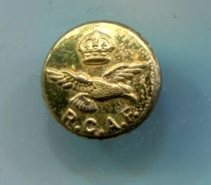 Royal Canadian Air Force Brass Button 9/16" W. Scully Montreal - Picture 1 of 3