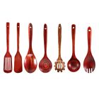 5X(Wooden Kitchen Utensils Set,Wooden Spoons For Cooking Natural Teak Wood9617