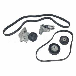 Serpentine Belt & Tensioner & Idler Pulley Kit for BMW E36 E39 E46 E53 - Picture 1 of 3