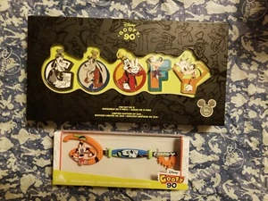 Disney D23 Expo 2022 Goofy 90th Anniversary 5 Pin Set LE 200 + Goofy Key LE - Picture 1 of 8