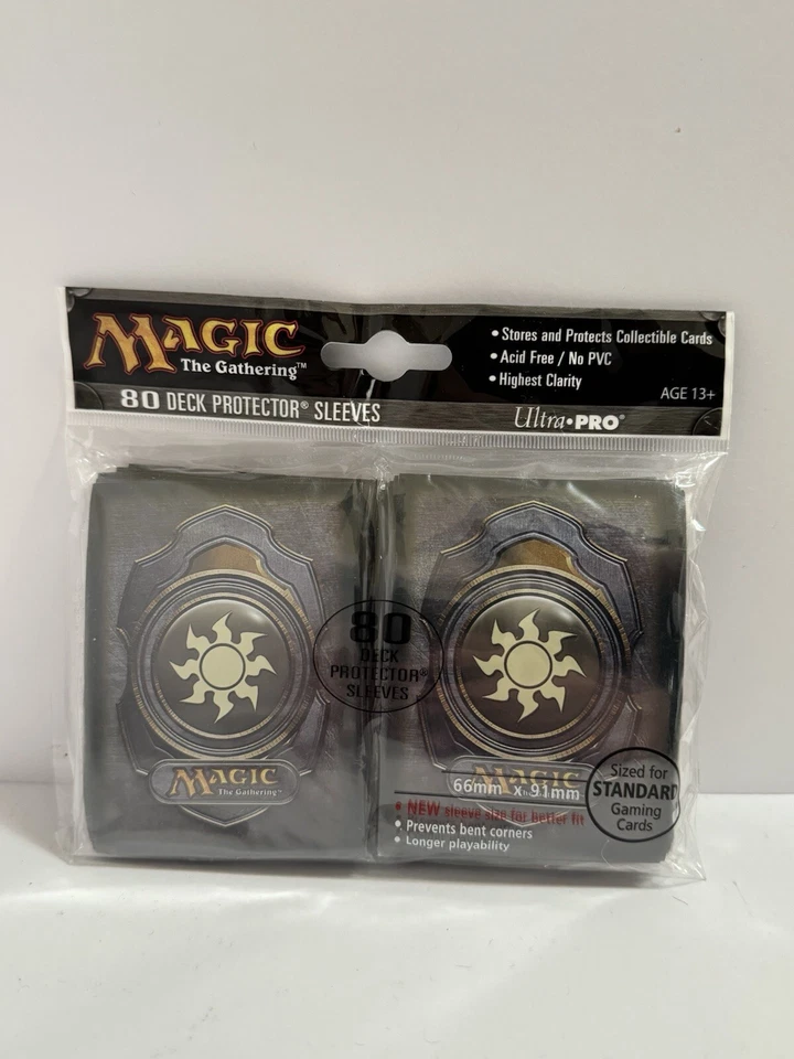 960 Ultra Pro Magic The Gathering Deck Protector Sleeves Mana V3 White