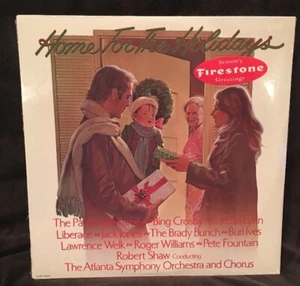 Vintage Firestone Home For The Holidays Record Album Vinyl LP Factory Sealed  - Imagen 1 de 12