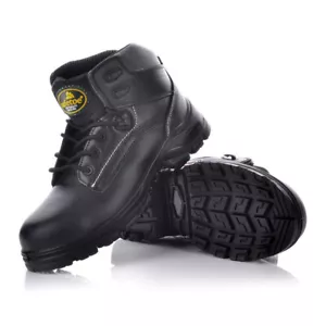 M-8356 Safetoe S3 SRC Safety Metal Free Work Boots Composite Toe Leather MRP £50 - Picture 1 of 2