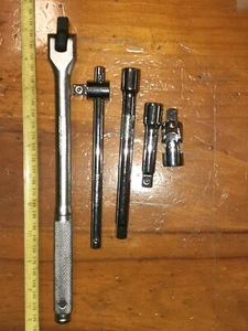 3/8" drive Socket Handle Breaker & Sliding Bar + 3" 6" extension Universal Joint - Picture 1 of 1
