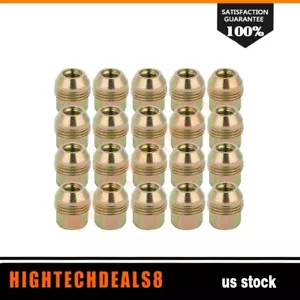 (20) Gold Zinc M12x1.5 Bulge Acorn Lug Nuts Fits Chevrolet Malibu SSR HHR S10 - Picture 1 of 7