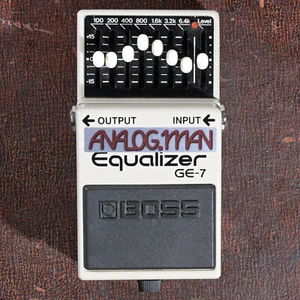 Analogman Boss GE-7 Pro Equalizer - Vintage Guitar Pedal Equalizer Clean Boost - Picture 1 of 4
