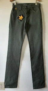 SECOND Yoga Jeans SIZE 26 NWT Retail $120 Green Vintage look CLEARANCE - Picture 1 of 8