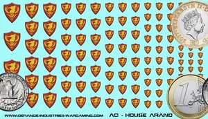 Battletech Premium Waterslide Decals - Aurigan Coalition Factions - Picture 1 of 16