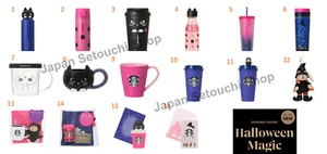 Starbucks Japan 2024 Halloween Magic Black Cat Mug Tumbler Bottle Plush doll New - Picture 1 of 143