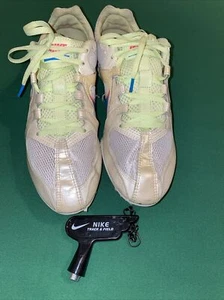 Nike Niñas Zoom Rival MD 468650-146 Blanco Verde Pista Zapatos para Correr Talla 9.5 - Imagen 1 de 9