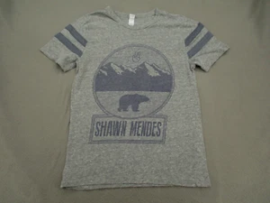 Shawn Mendes Shirt Womens Small Gray Alternative Earth Short Sleeve Tee Ladies S - Picture 1 of 12
