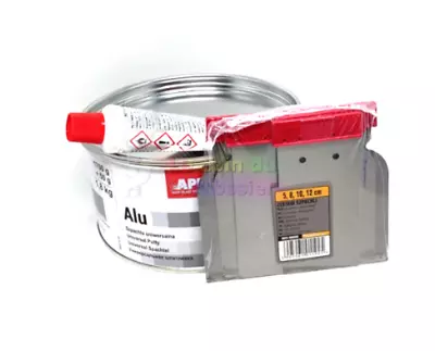 Mastic Aluminium 1,8kg+durcisseur+kit Spatule,fer, Alu,acier,métal,carrosserie  • 24.50€