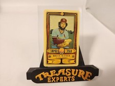 1983 Perma-Graphic Baseball Credit Cards #42 Bruce Sutter Super Star - Mint