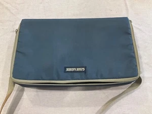 Case Logic Soft Sided 30 Slot Cassette Tape Caddy Carry Case Blue - Picture 1 of 8