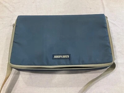 Case Logic Soft Sided 30 Slot Cassette Tape Caddy Carry Case Blue - Image 1 of 4