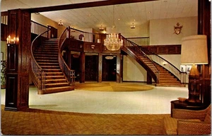 Ramada Inn Knoxville TN Grand Staircase Lobby Interior Tennessee postcard H452 - Picture 1 of 2
