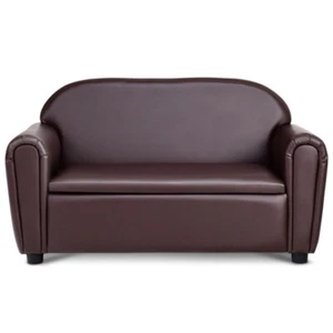 Kids Sofa Armrest Chair Lounge Couch with Storage Box Function Children Seating - Picture 1 of 16