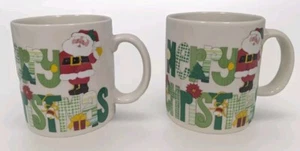 Otagiri Merry Christmas Mug Santa Claus Imported for Gibson Greeting Cards Japan - Picture 1 of 8