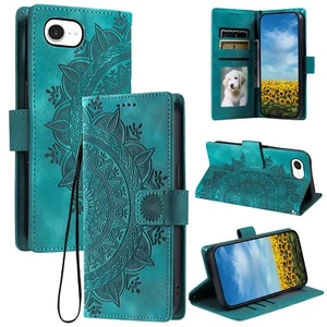 PU Leather Wallet Card Stand Case For iPhone 16 Pro Max 16E 15 14 13 11 12 XR 7 - Picture 1 of 84