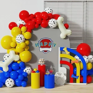 129pcs Paw Patrol Theme Balloon Garland Kit Pet Dog Kids Birthday Party Decor - Picture 1 of 2
