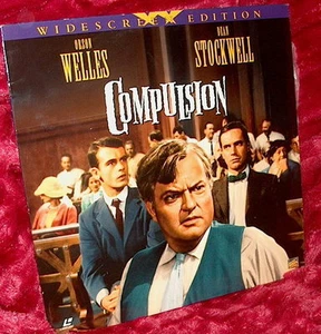 LD Laserdisc COMPULSION Orson Welles Dean Stockwell Bradford Dillman WIDESCREEN - Picture 1 of 1