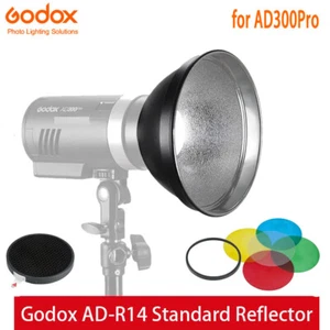 US Godox AD-R14 set filtri colore riflettore e griglia a nido d'ape per flash AD300Pro - Foto 1 di 10