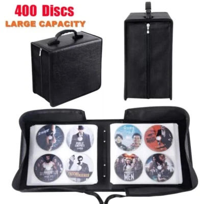🔥🔥 128/400 Disc CD DVD Case Wallet Storage Holder Booklet Album Folder Bag Box - Image 1 of 4