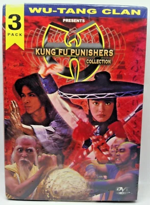 Wu-Tang Clan Presents: Kung Fu Punishers 3 Pack DVD Set ~ 18 Fatal Strikes ... - Image 1 of 4