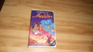 RARE Aladdin (VHS) Walt Disney's Black Diamond Classic  #1662 - Picture 1 of 7