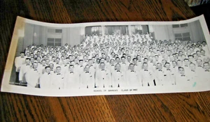 Vtg  Photo of 1962 School of Banking   7" by 17" Black Photo Service - Picture 1 of 4
