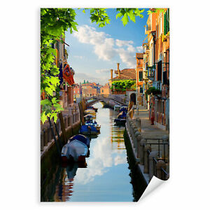 Postereck 2772 Poster Leinwand Venedig, Italien Stadt Brücke Kanal Architektur