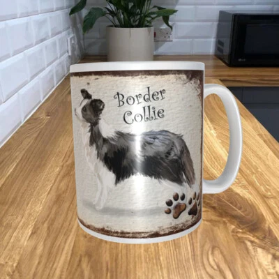 Border Collie 11oz Coffee Mug My Dog's Rules Theme 203DRMUG - Image 1 of 2