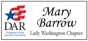 DAR Daughters of the American Revolution PERSONALISIERTES NAMENSSCHILD MIT MAGNET - Bild 1 von 4