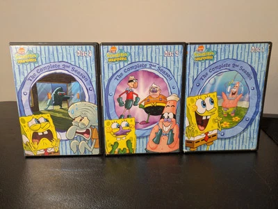 SpongeBob SquarePants The Complete 2nd Season DVD 2004 3-Disc Set - Image 1 of 4