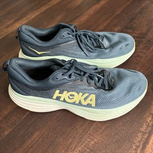 Size 13 Men’s - Hoka One One Bondi 8 Midnight Ocean Size D Width *beater Shoe - Picture 1 of 16
