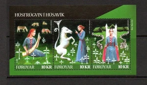 MINISHOJA ISLAS FEROE MNH 2014 LA DAMA DE HUSAVIK - Imagen 1 de 1