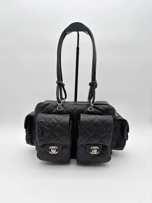 Chanel Black Cambon Reporter Bag - Image 1 of 4
