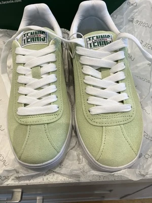 Lacoste Baseshot 224 3 SFA Trainers light Green BN In box - Image 1 of 4