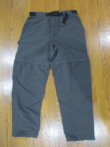 Pantalones convertibles grises con cinturón The North Face para hombre 30x29 sendero para senderismo al aire libre - Imagen 1 de 4