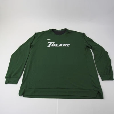 Tulane Green Wave Nike Long Sleeve Shirt Men's Dark Green New - Image 1 of 4
