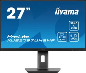 iiyama ProLite XUB2797UHSNP-B1 computer monitor 68.6 cm (27") 3840 x 2160 pix... - Picture 1 of 13