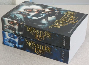Monsters in Love Charity Anthology Book One and Two - Dark Light Press paperback - Imagen 1 de 13