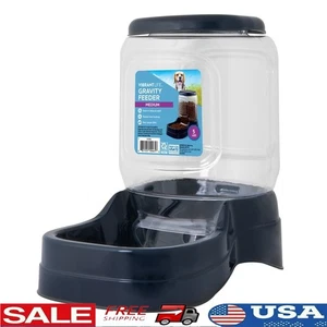 Gravity Pet Feeder Automatischer Futterspender Hund Katze Easy Clean Transparent Tank - Bild 1 von 8