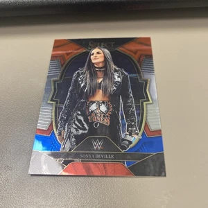 Panini 2023 Panini Select WWE Sonya Deville Red & Blue Prizms - Picture 1 of 2