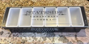 STATESIDE URBANCRAFT VODKA BAR VASSOIO CONDIMENTO CADDY 6 VASSOI RIMOVIBILI NUOVO - Foto 1 di 4