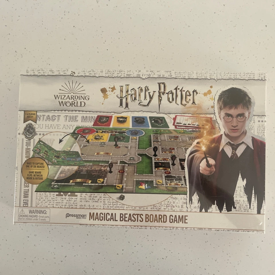 Harry Potter Magical Beasts Board Game Wizarding World By Pressman NEW Sealed  - Image 1 of 4